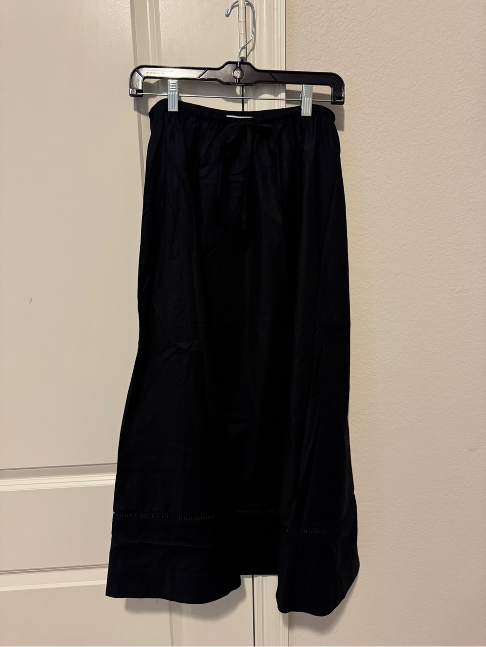 Reformation Cleo Skirt Maxi Skirt black color size S - Picture 4 of 7